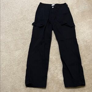 Women’s Black Cargo Pants - Classic Utility Style